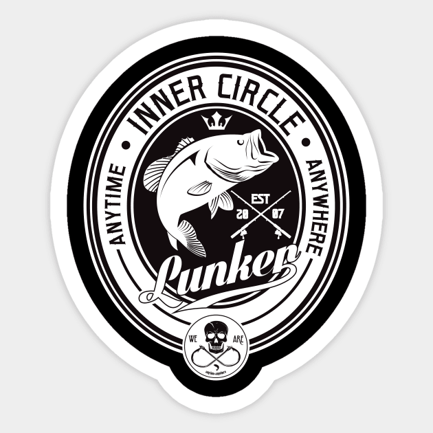 INNER CIRCLE // Bass Lunker Tee Sticker by innercircle